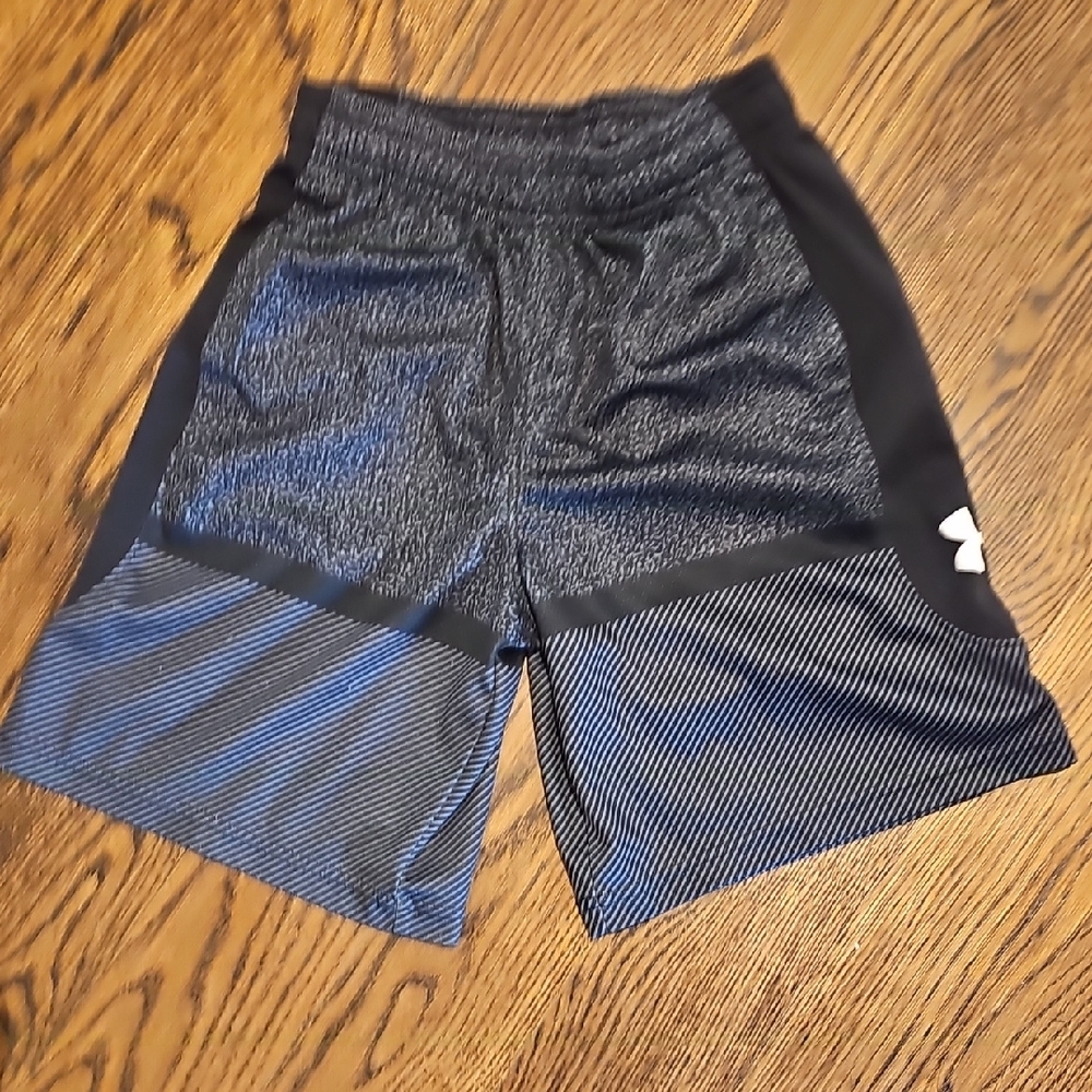 Under Armour Black and Gray Athletic Shorts